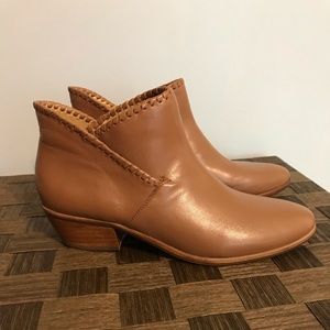 Jack Rogers Brown Booties, Size 9 Genuine Leather